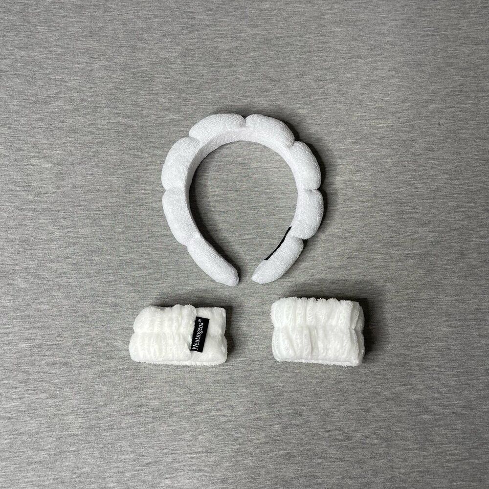 Neutrogena Women’s Terry Face Washing Headband & Wristbands 2 PCS. Set
